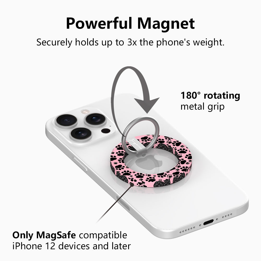 Pretty Little Paws Hold It Fancy MagSafe Grip Ring