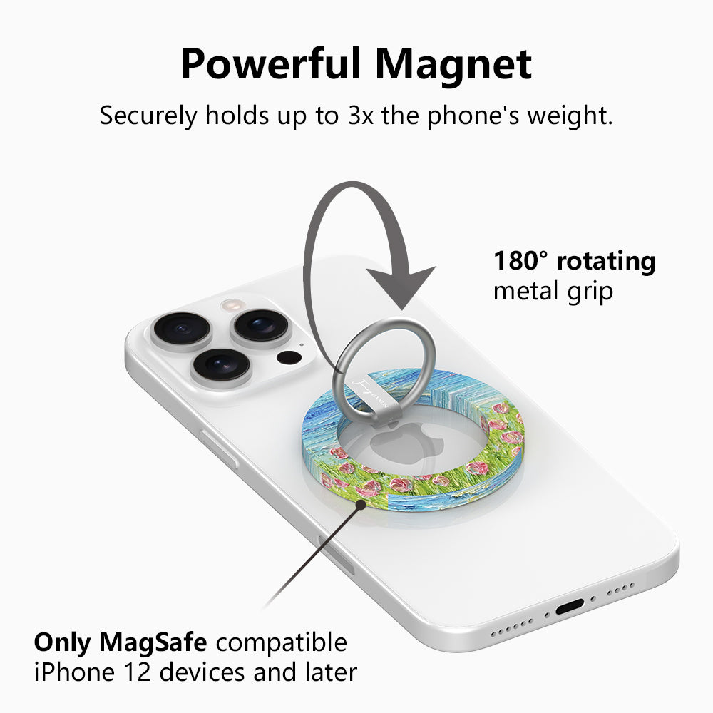 Coastal Bloom Hold It Fancy MagSafe Grip Ring