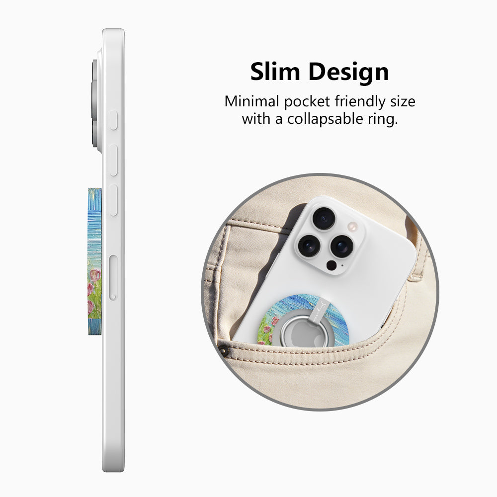 Coastal Bloom Hold It Fancy MagSafe Grip Ring