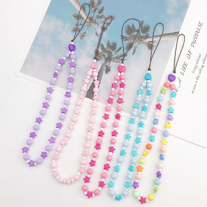 Lucky Stars Fancy Phone Charm Multiple Colors Available
