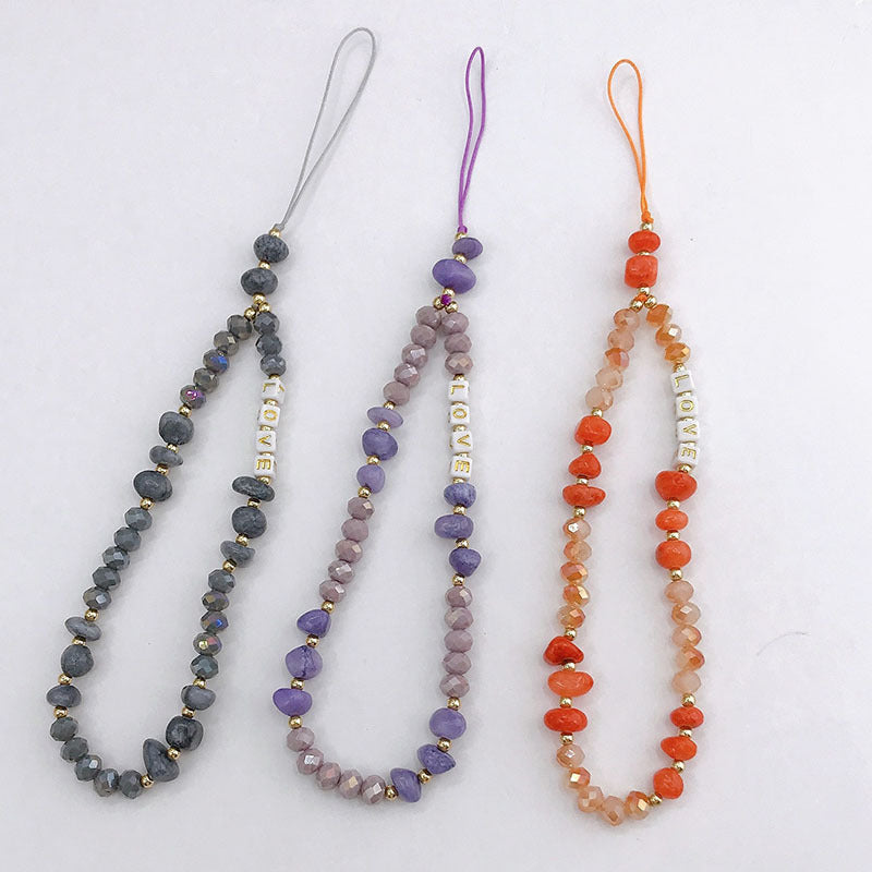 Crystal Love Fancy Phone Charm Multiple Colors Available