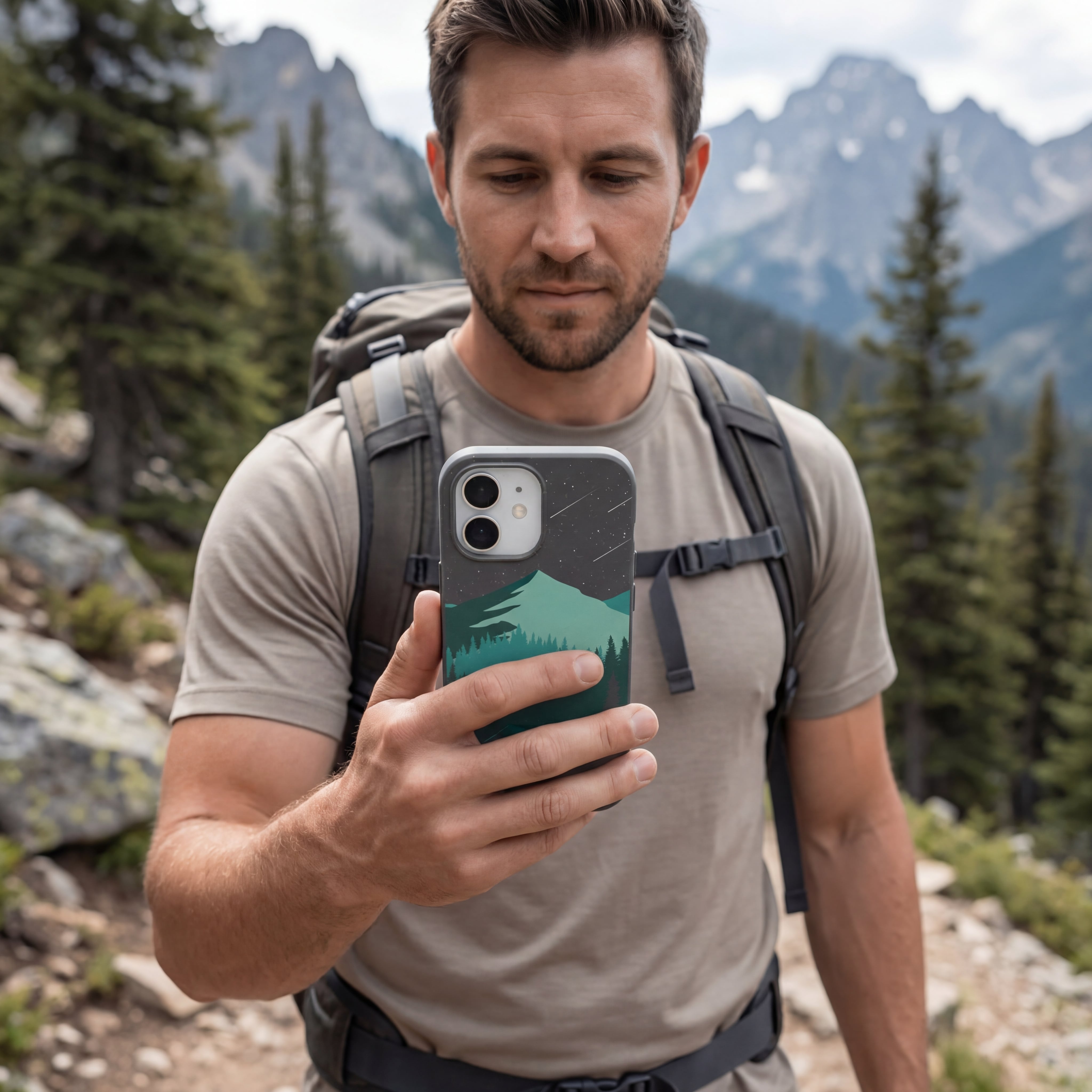 Black Boreal iPhone 16 Pro Case - Image 2