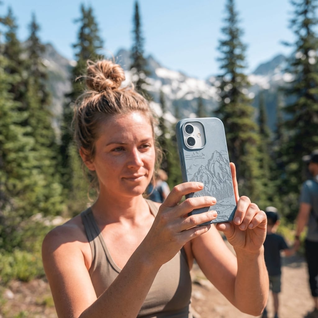 Powder Blue Rockies iPhone 17 Case - Image 2