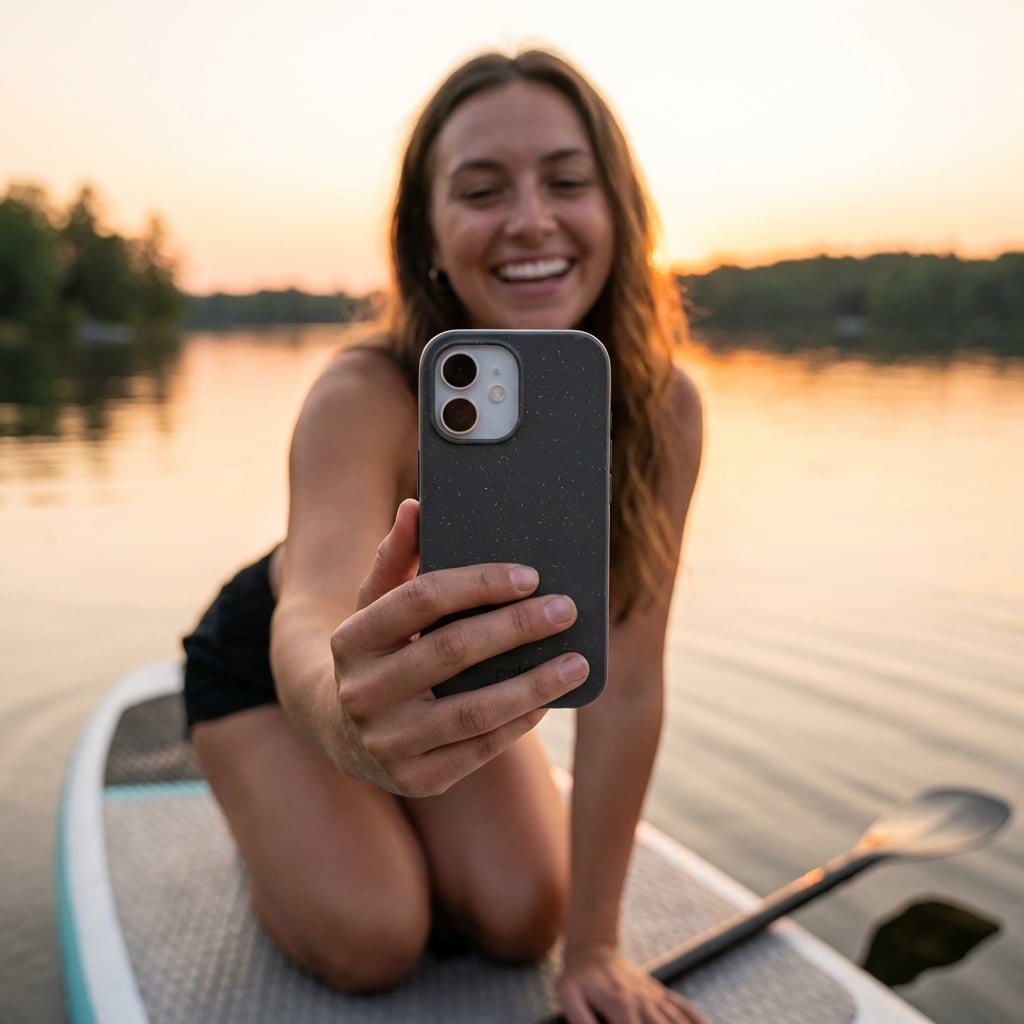 Black iPhone 16e/17e Case - Image 2