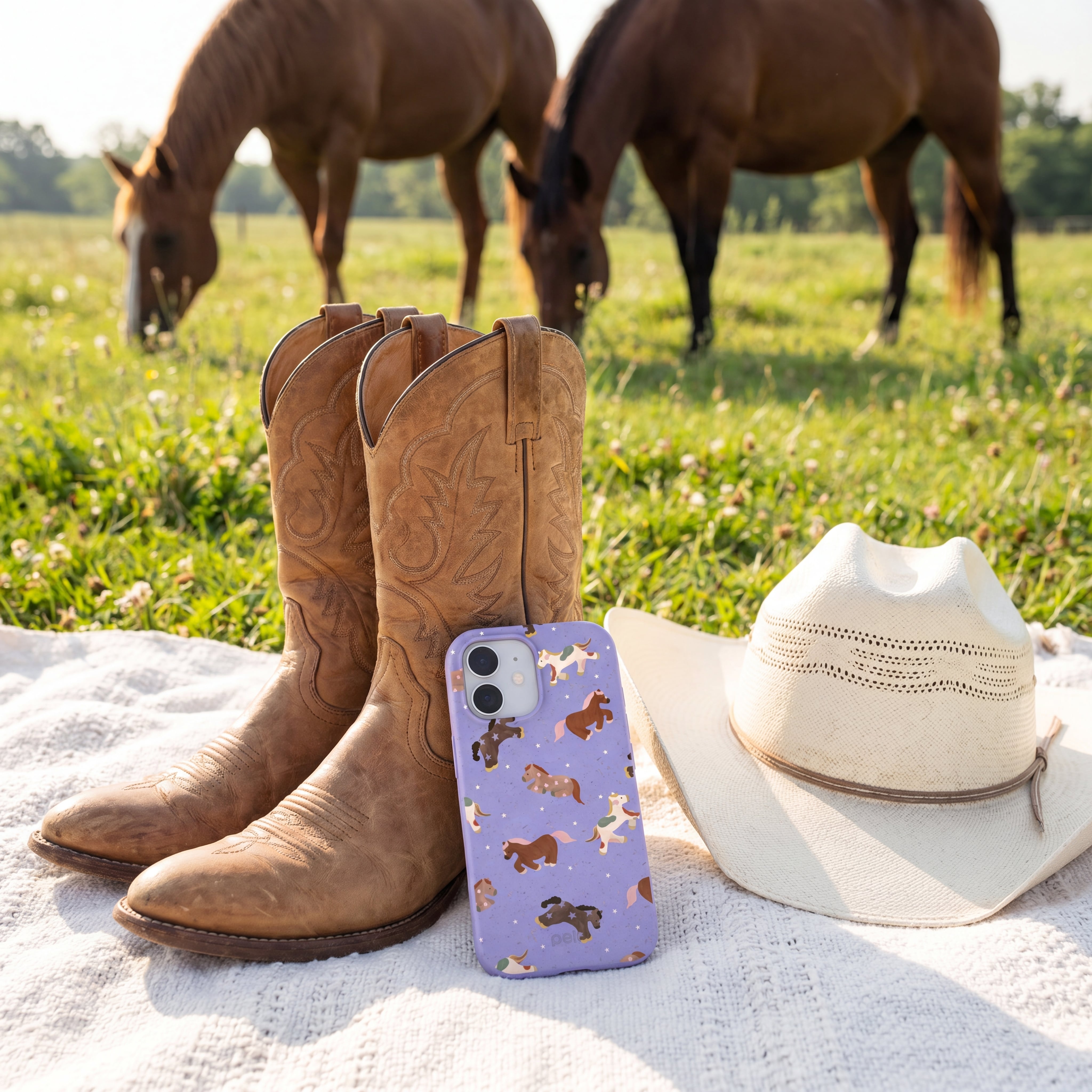 Lavender Pastel Ponies iPhone 17 Case - Image 2