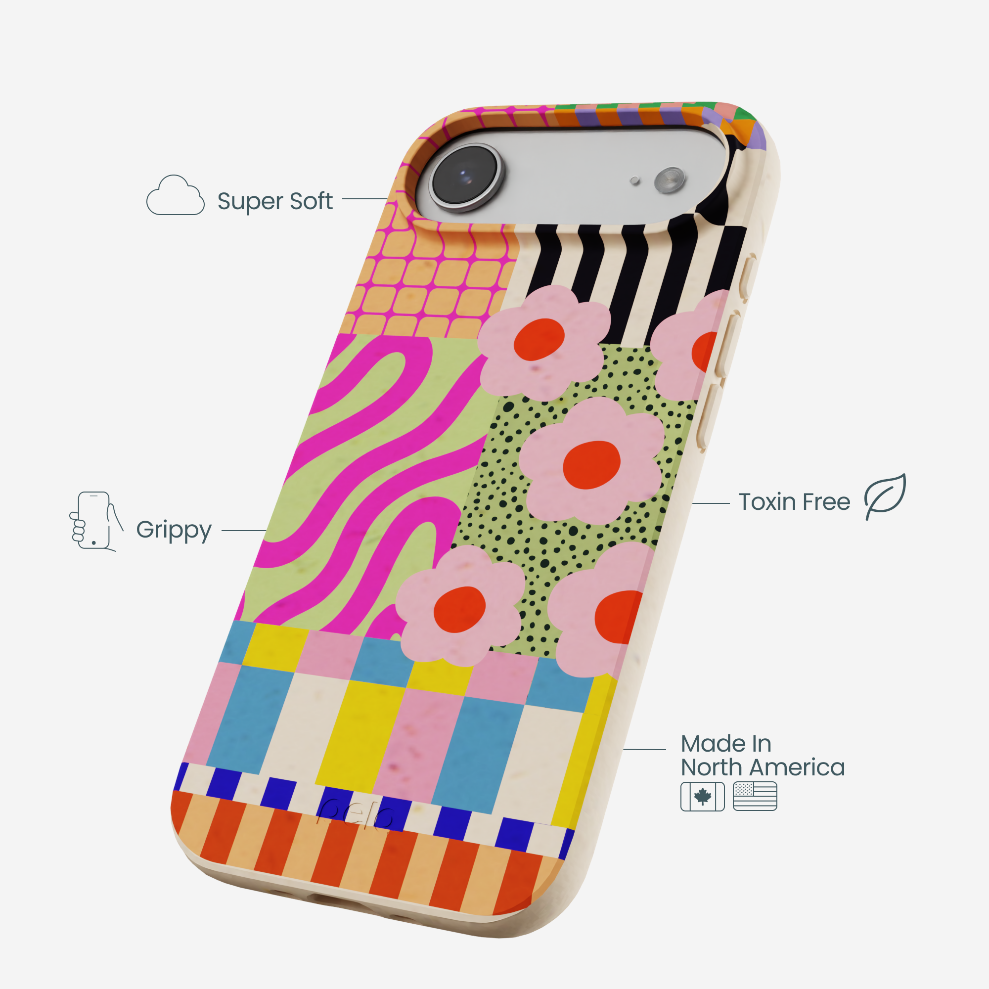 Seashell Abstract Cake iPhone Air Case - Image 4