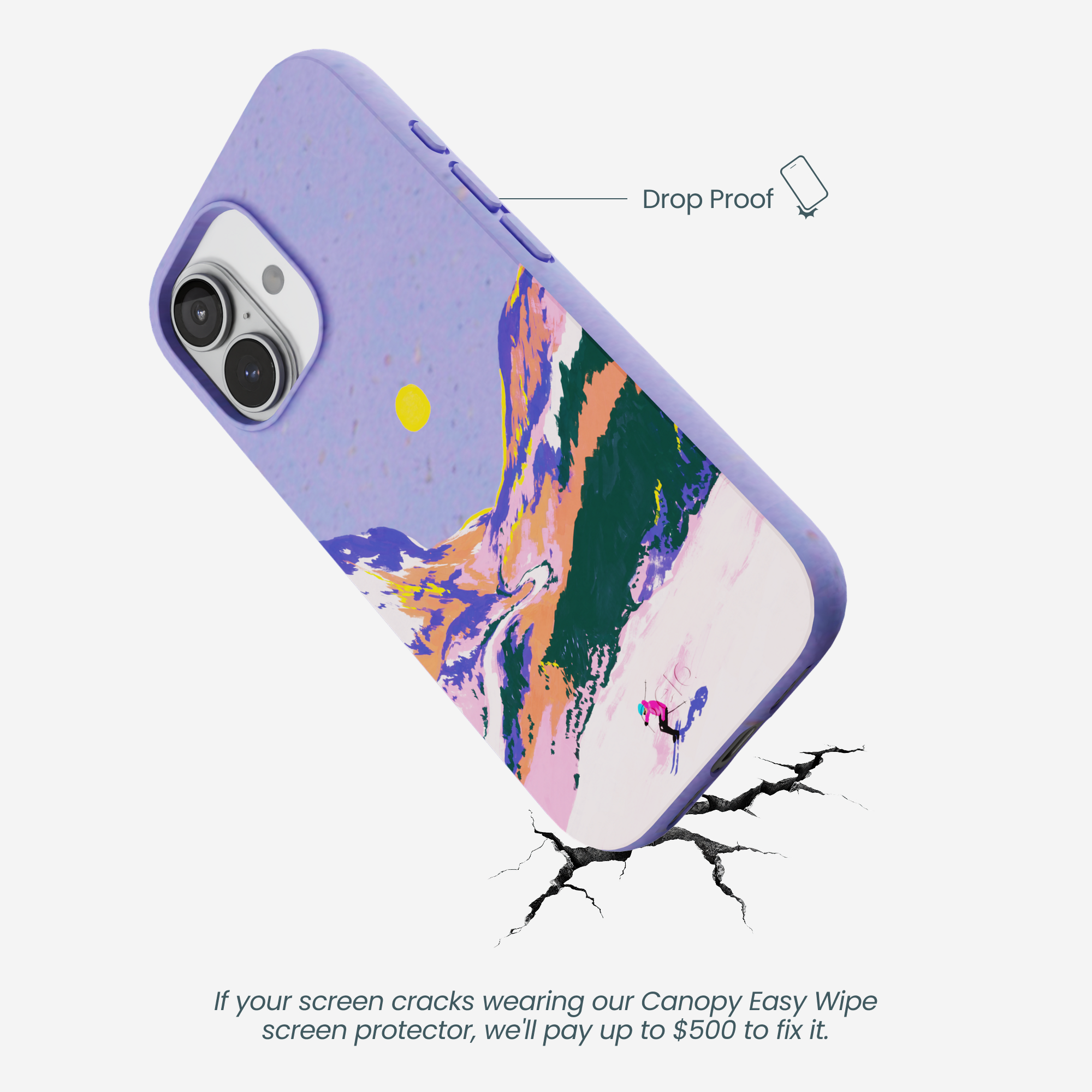 Lavender Alpine Sunset iPhone 17 Case - Image 5