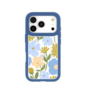Clear Blossom Trail iPhone 17 Pro Case With True Blue Ridge (MagSafe included)