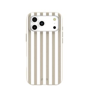 London Fog Cappuccino Stripes iPhone 17 Pro Max Case