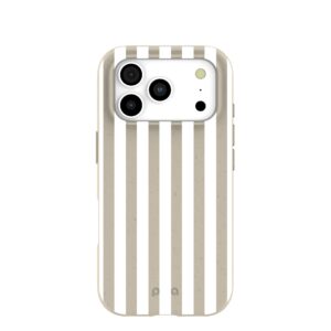 London Fog Cappuccino Stripes iPhone 17 Pro Case