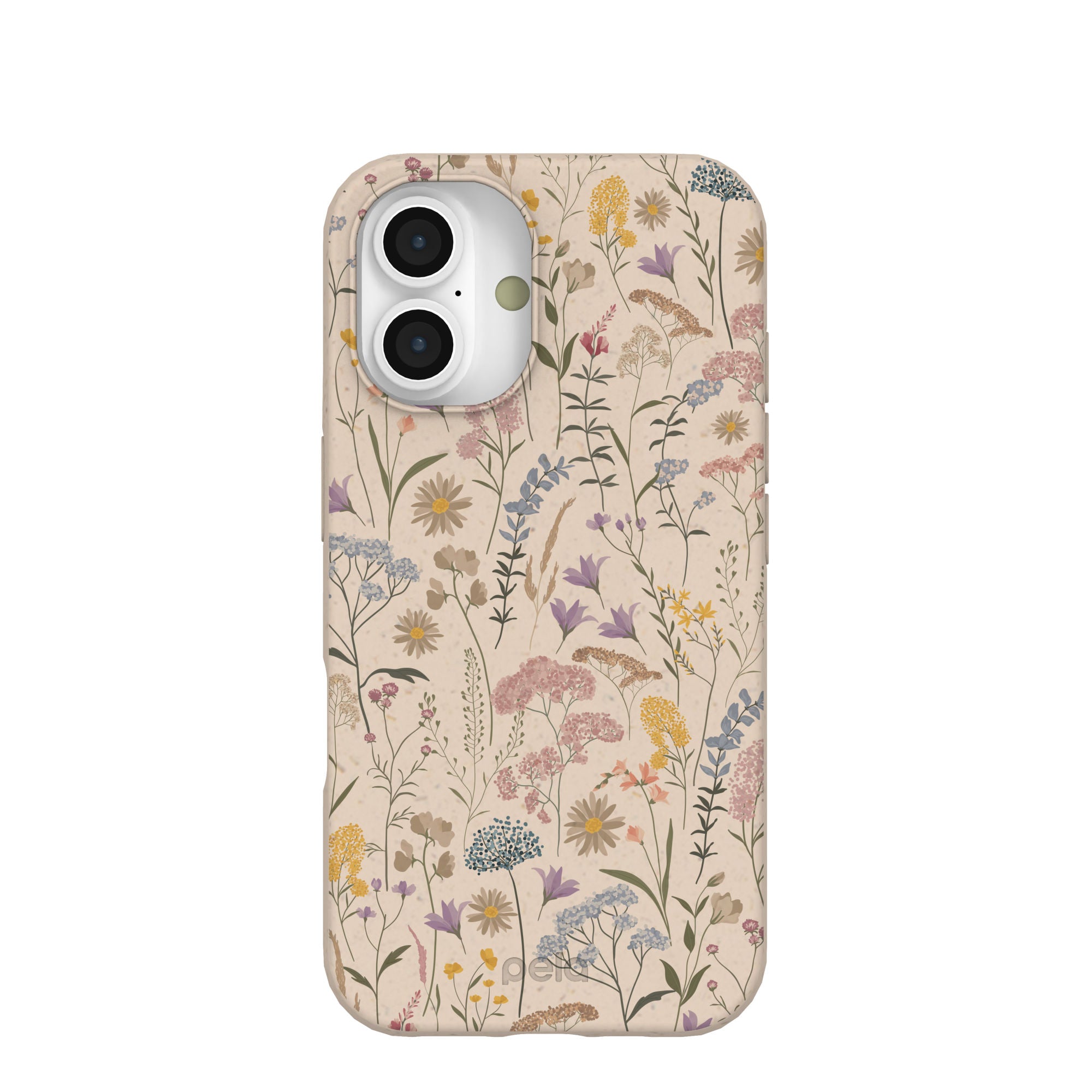 Seashell Dusty Petals iPhone 16 Case