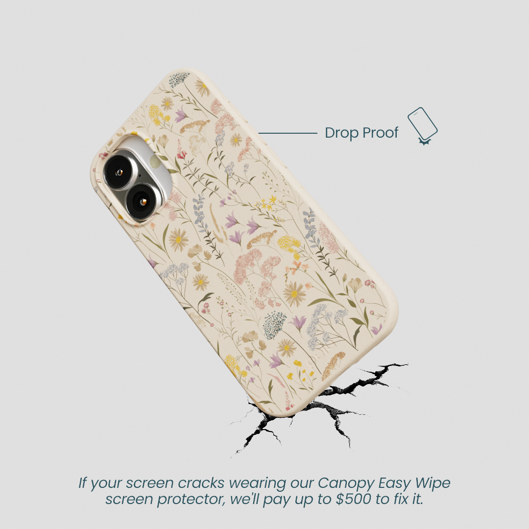 Seashell Dusty Petals iPhone 16 Case - Image 5