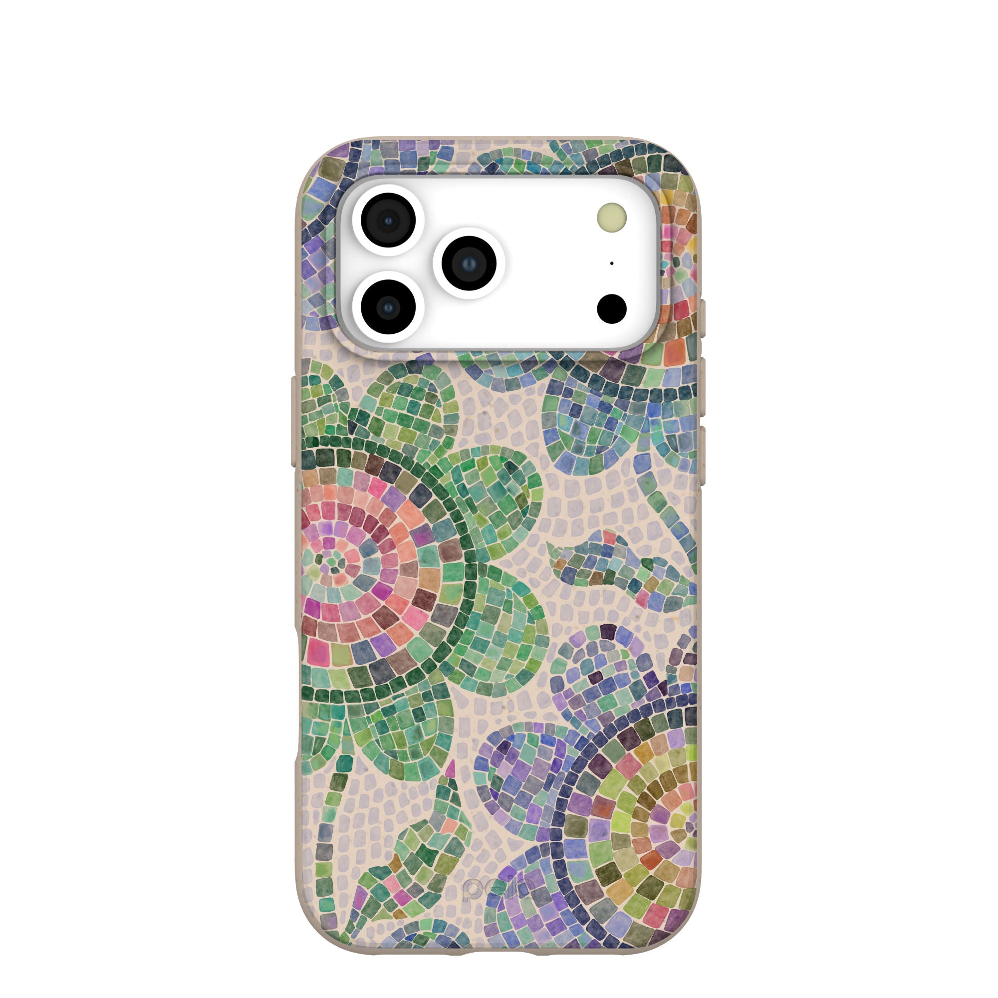 Seashell Floral Mosaic iPhone 17 Pro Max Case