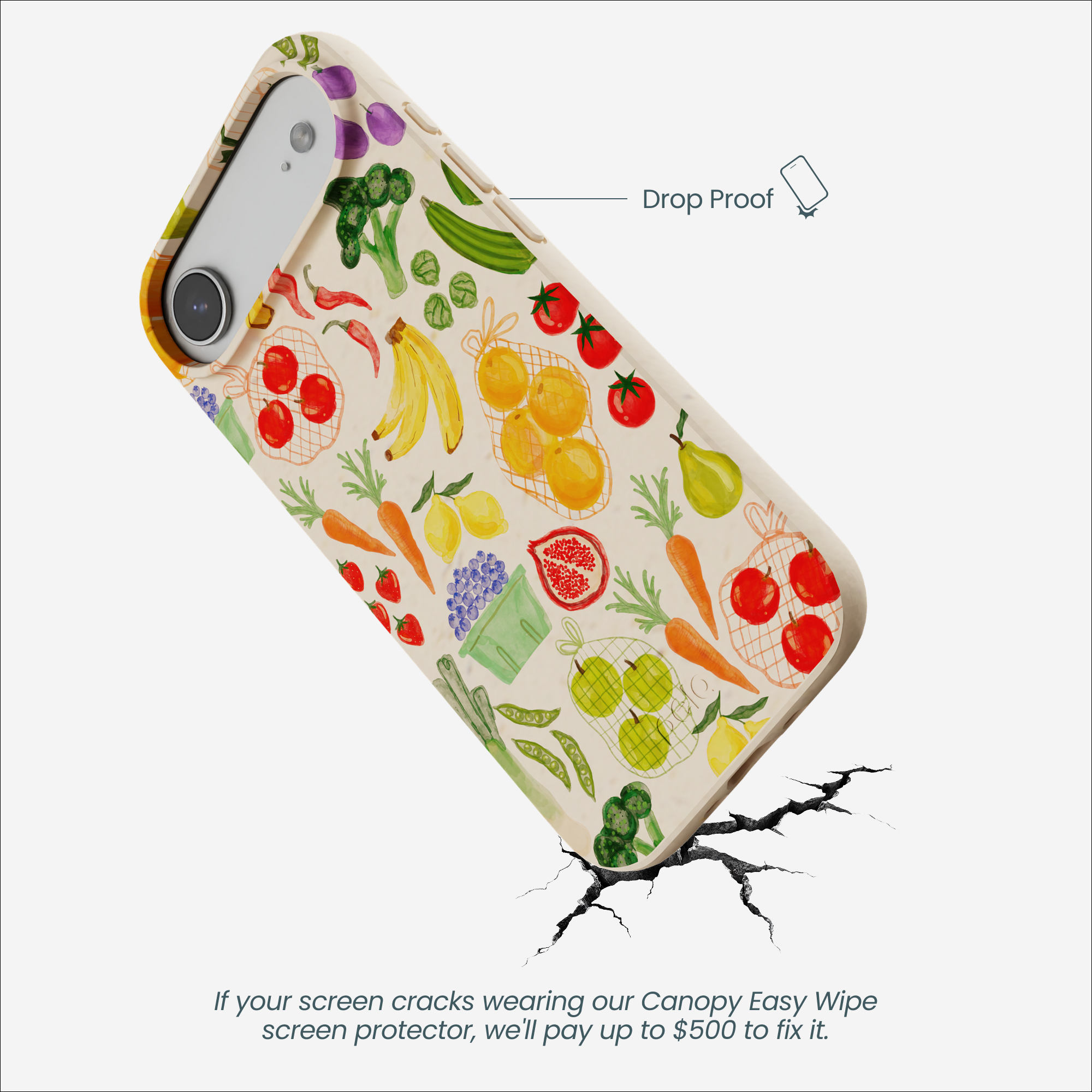 Seashell Fresh Market iPhone Air Case - Image 5