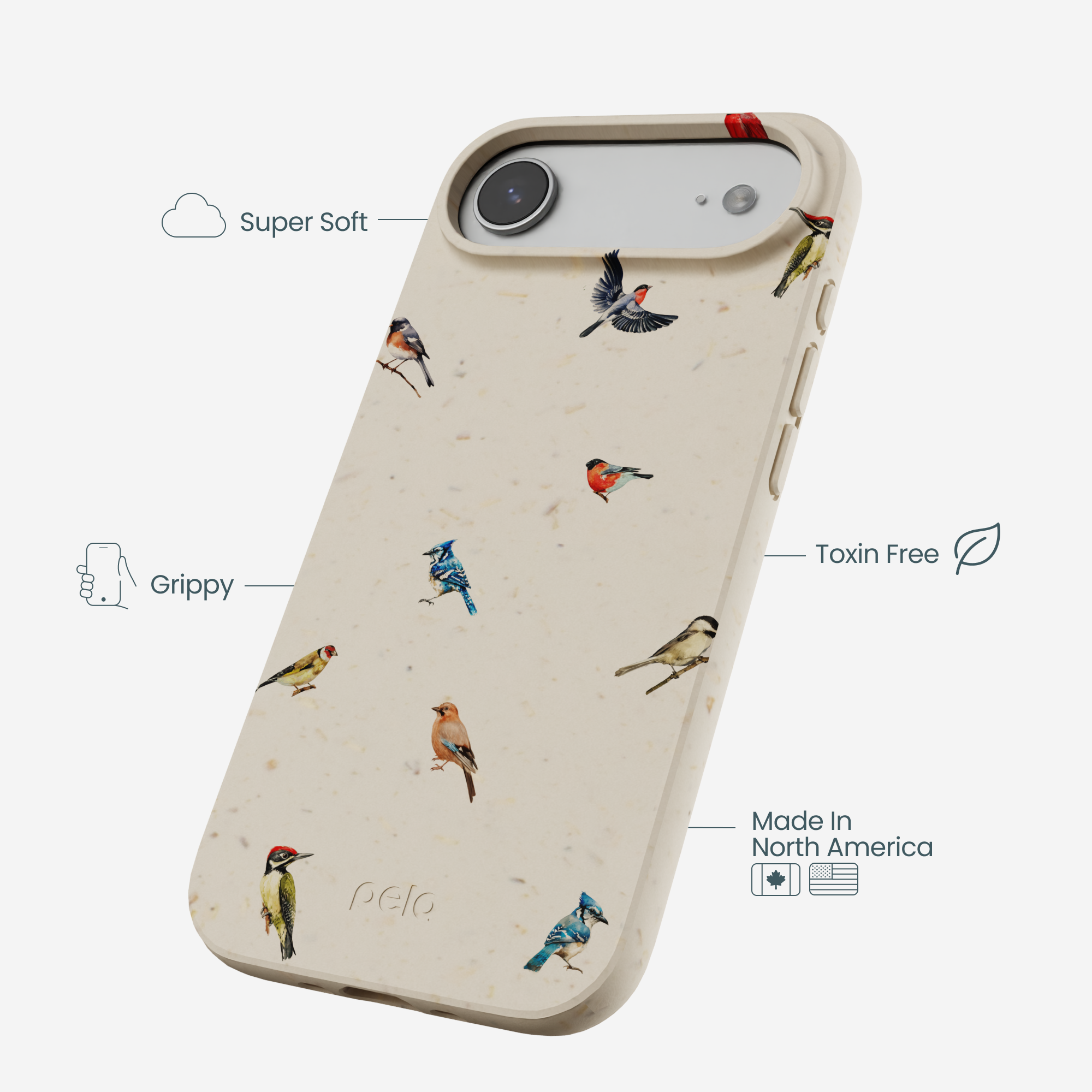 London Fog Frosted Flock iPhone Air Case - Image 4