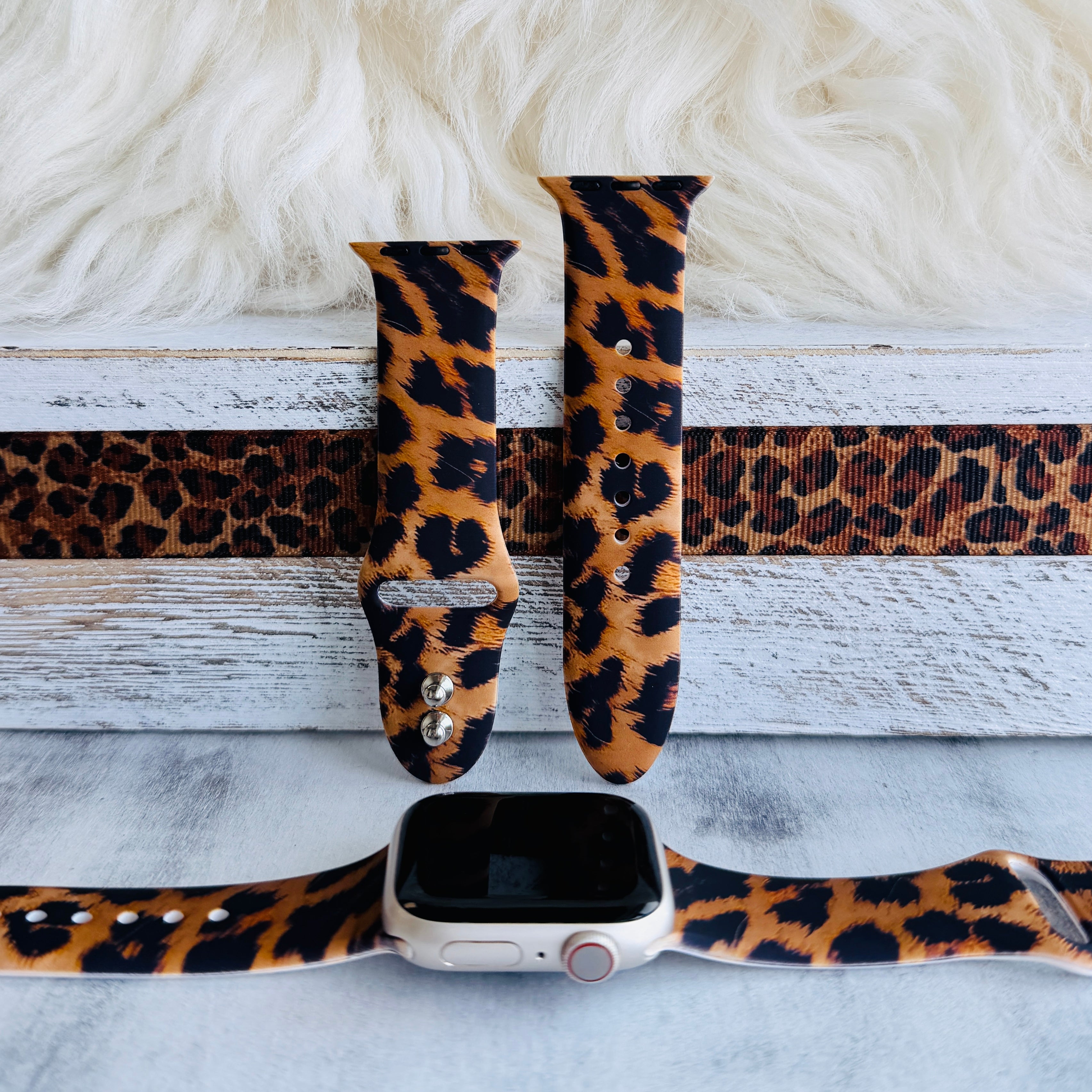 Rawr Mode Print Silicone Band For Apple Watch
