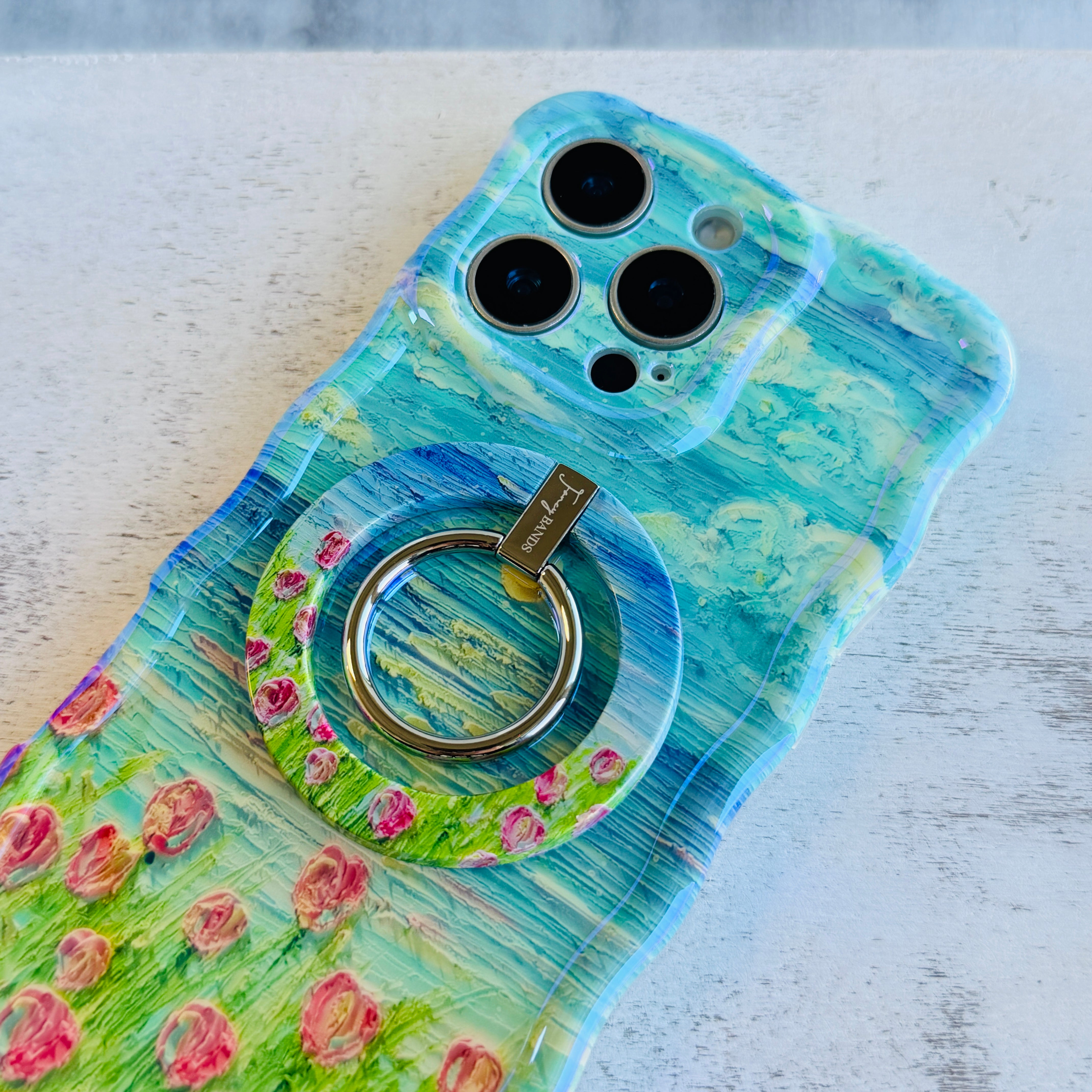 Coastal Bloom Hold It Fancy MagSafe Grip Ring