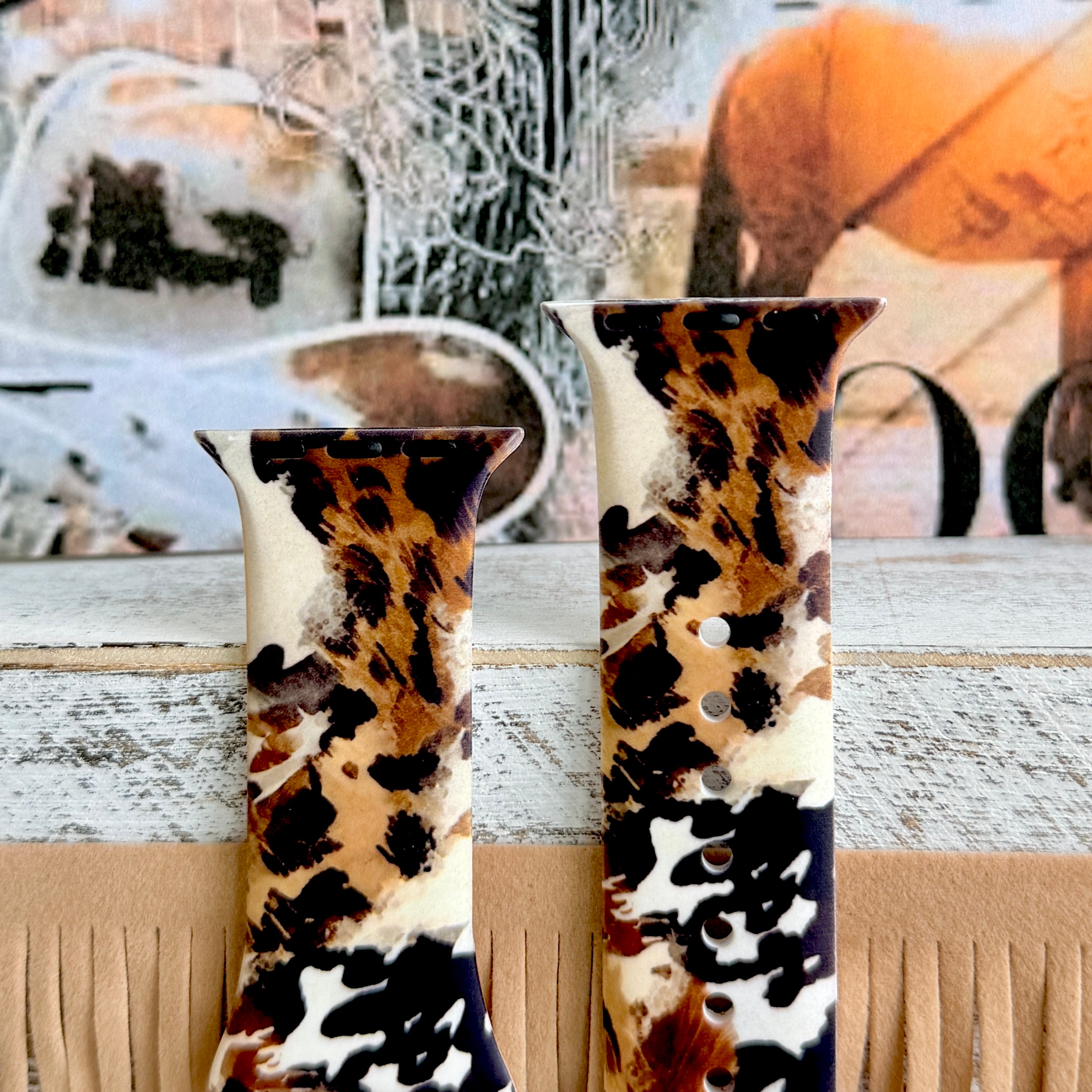 Rodeo Wild Print Silicone Band For Apple Watch