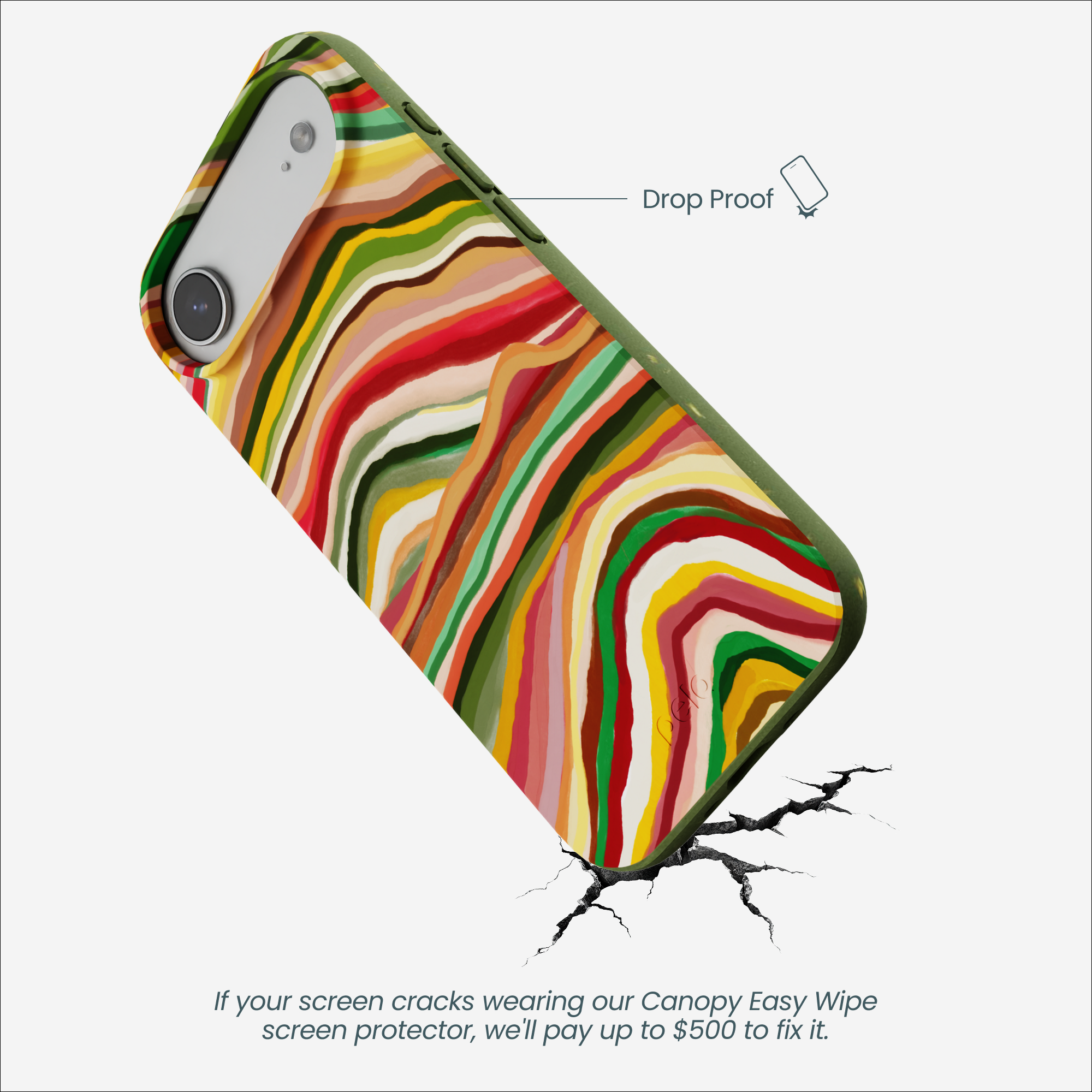 Forest Floor Layered Earth iPhone Air Case - Image 5