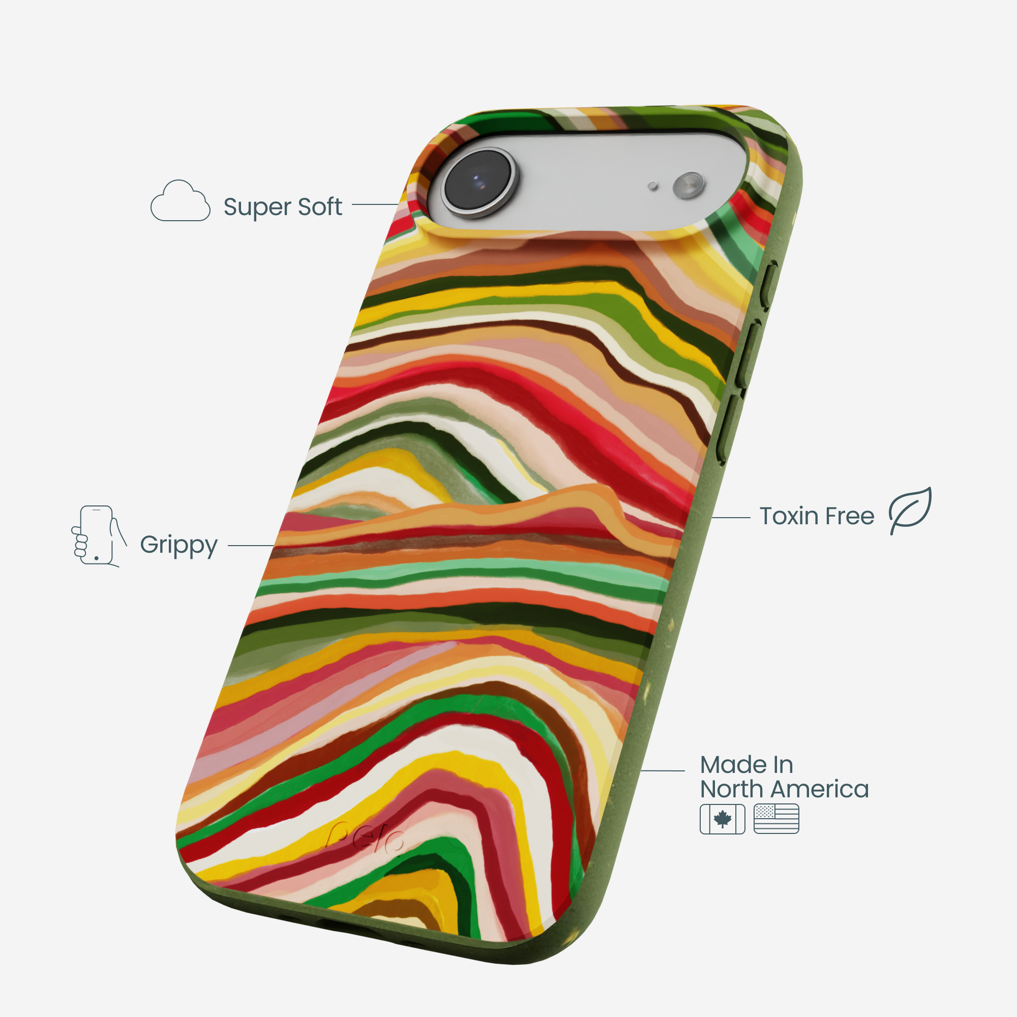Forest Floor Layered Earth iPhone Air Case - Image 4