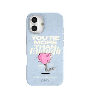 Powder Blue More Than Enough iPhone 16 Case
