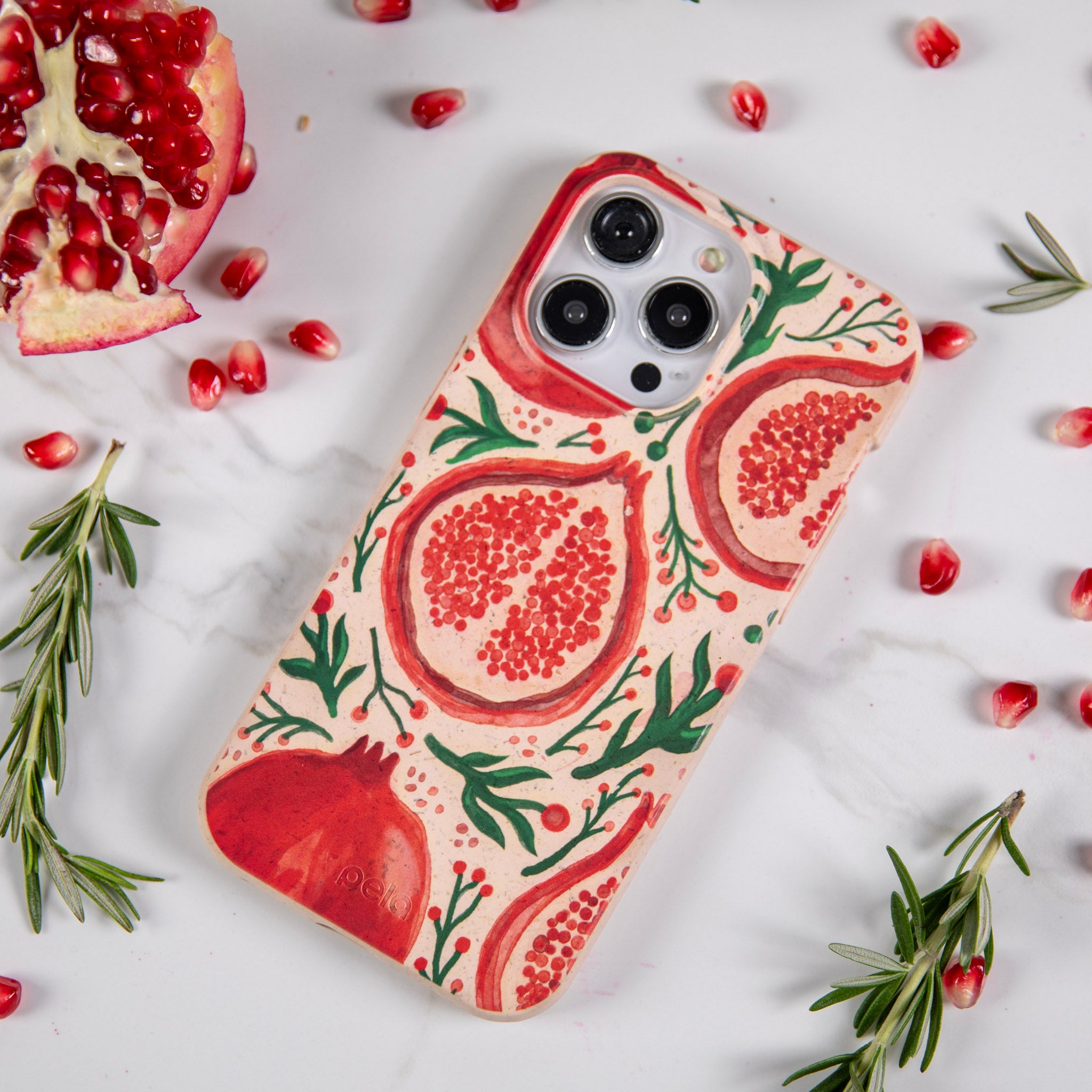 Seashell Pomegranate Cheer iPhone 17 Case - Image 2