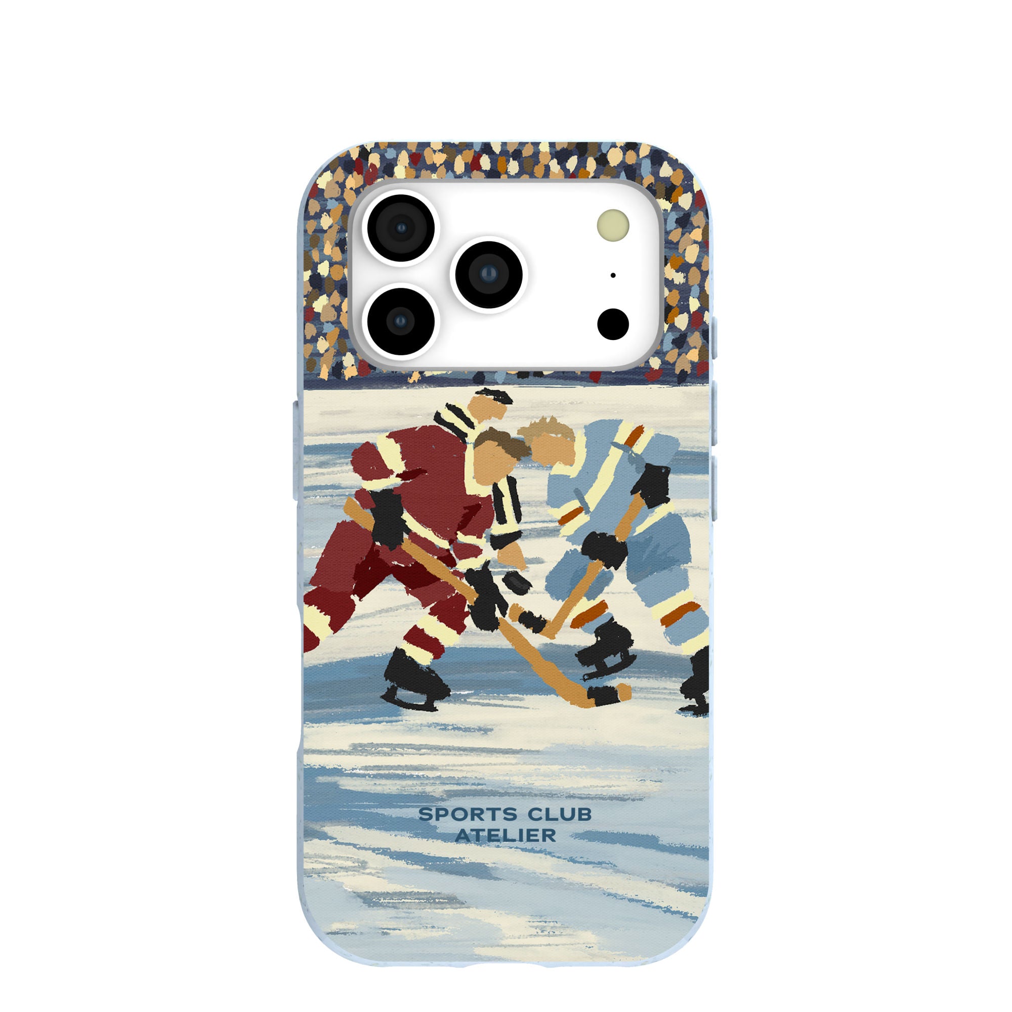 Powder Blue The Face Off iPhone 17 Pro Case