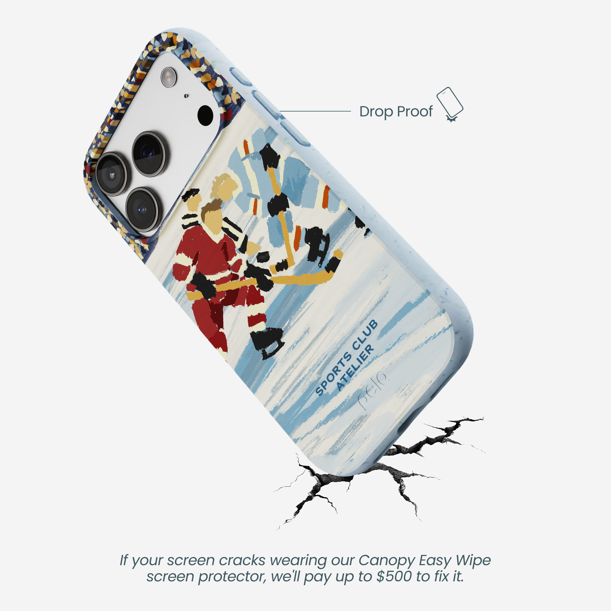 Powder Blue The Face Off iPhone 17 Pro Case - Image 4