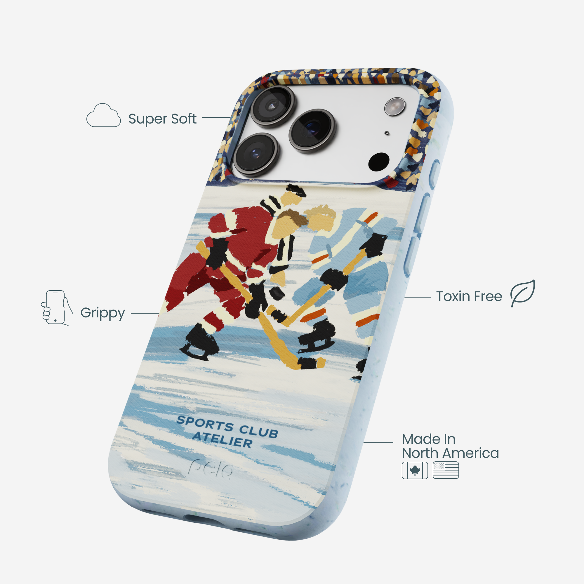 Powder Blue The Face Off iPhone 17 Pro Case - Image 3