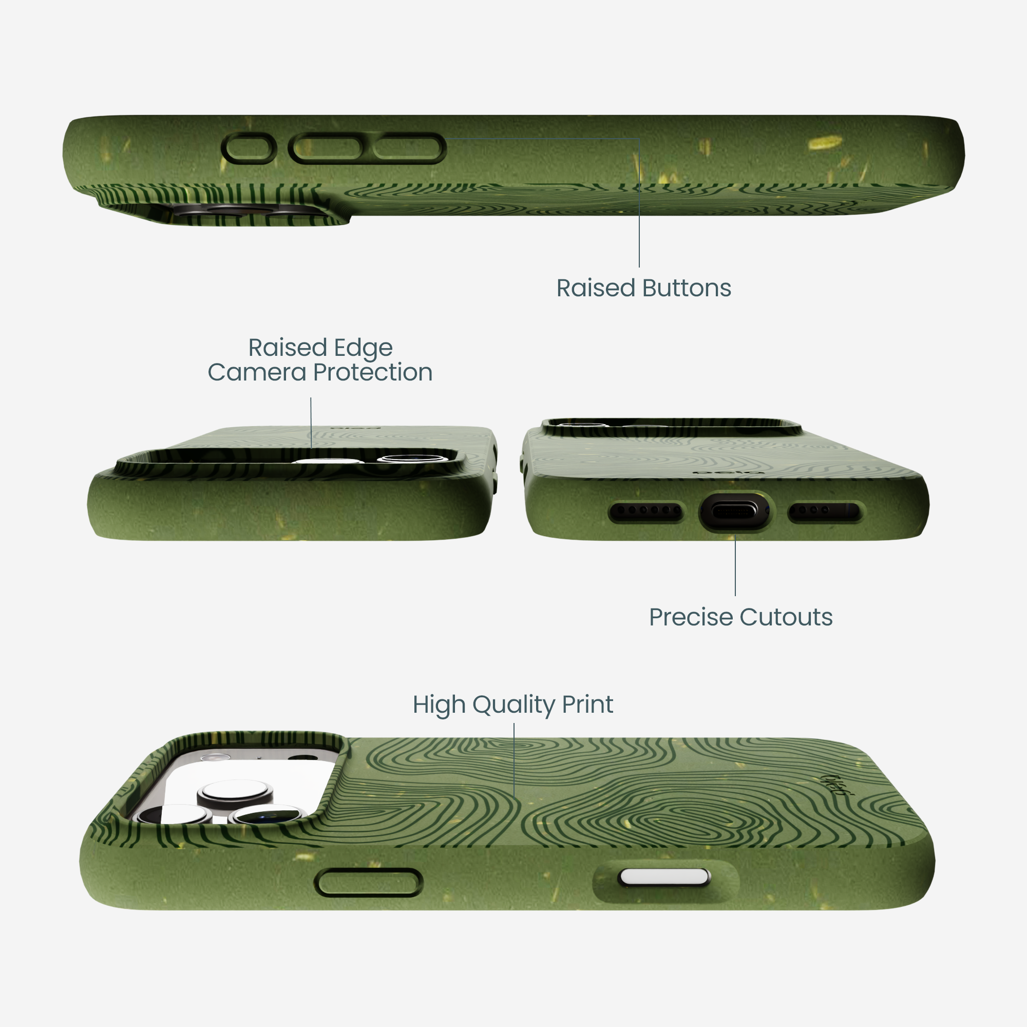 Forest Floor Time Etched iPhone 17 Pro Max Case - Image 3