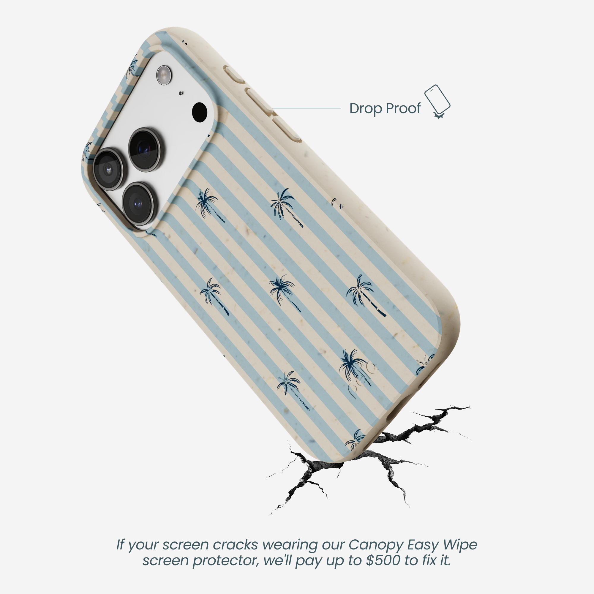 London Fog Tropical Stripes iPhone 17 Pro Case - Image 5